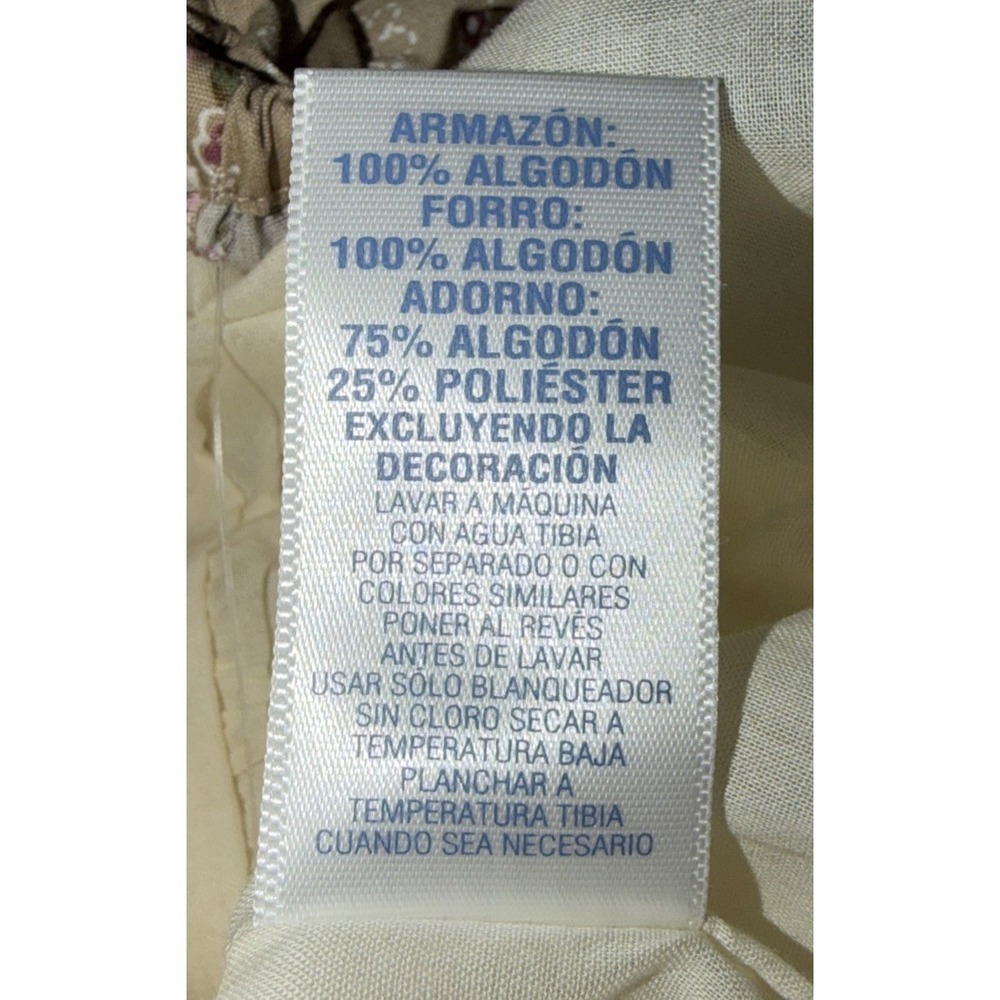The Childrens Place Floral Lace Adorable Dress Corduroy Beige 0-3 Months Cottage - Picture 7 of 9